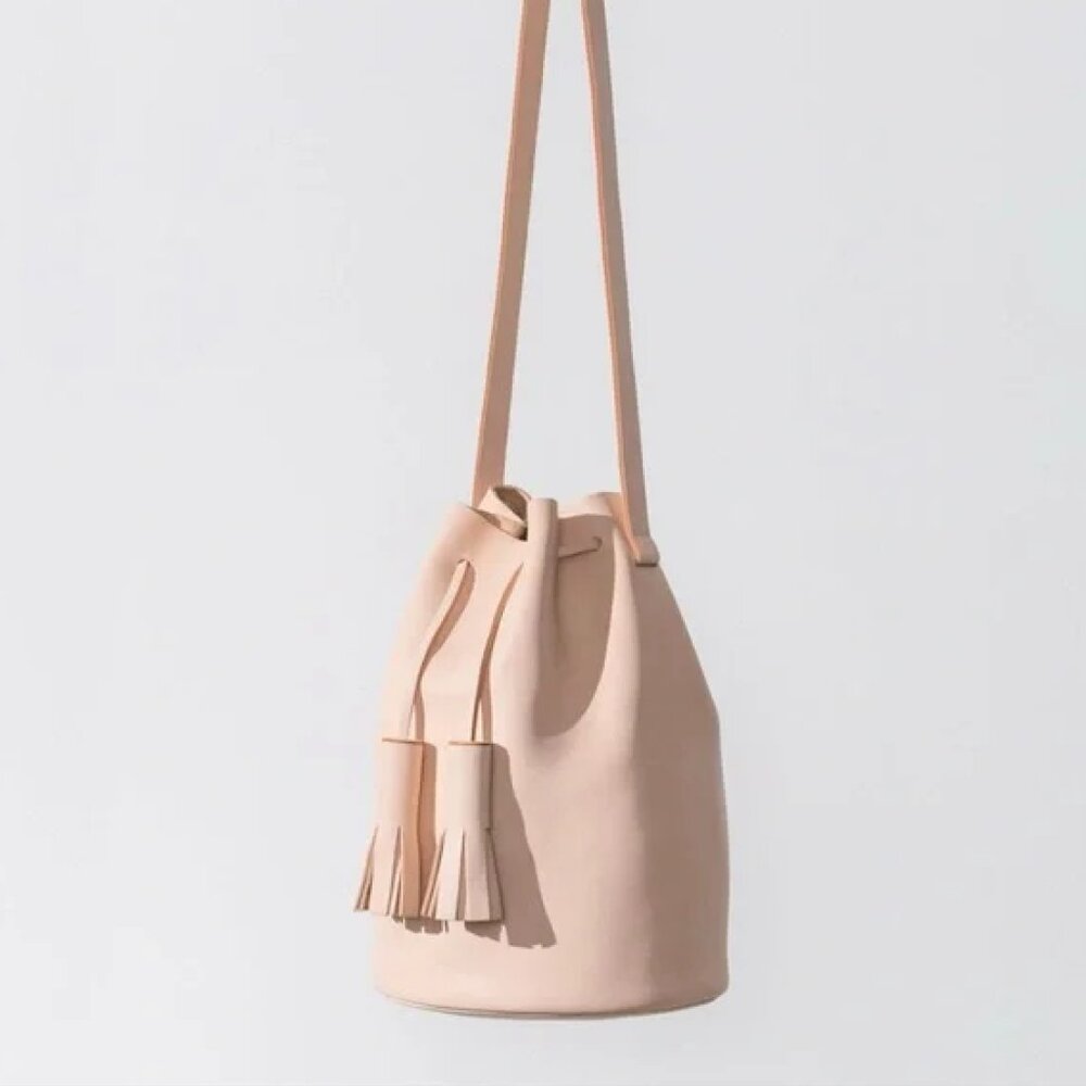 Building Block Bucket Bag in Nude (NWOT) - Retailed for $485